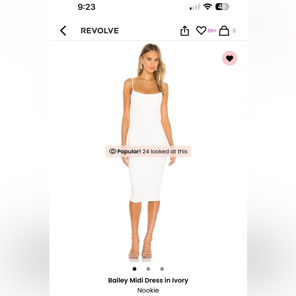 Nookie white Cocktail Dress
